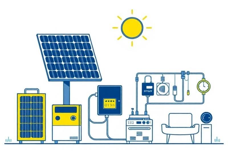 Hybrid Solar system diagram